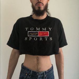 VTG tommy sports crop top